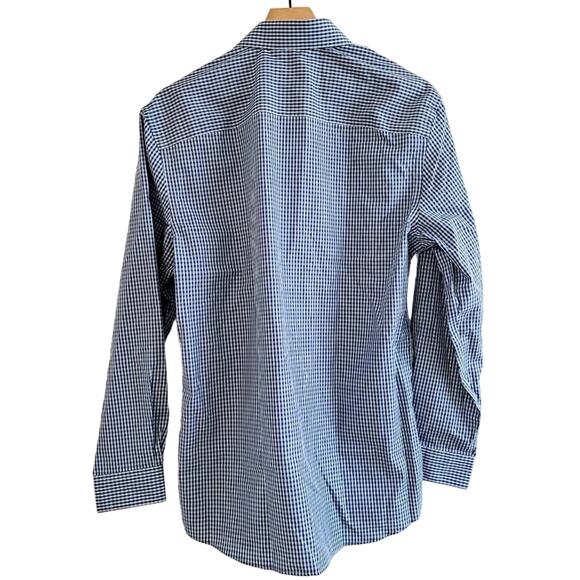 Kenneth Cole Slim Fit Long Sleeve Button Up Checkered Shirt - Picture 4 of 7